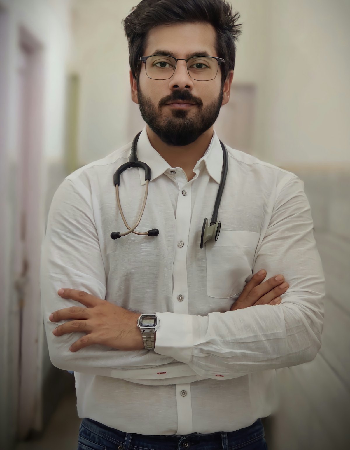 Retrato profissional do Dr. Rafael Nogueira
